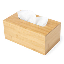 Load image into Gallery viewer, Rectangular Bamboo Tissue Box Cover