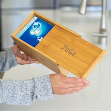 Load image into Gallery viewer, Rectangular Bamboo Tissue Box Cover