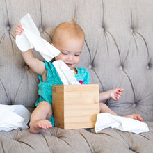 Load image into Gallery viewer, Square Bamboo Tissue Box Cover